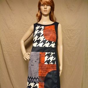 Desigual Dress Black/Red Montage Size 10 EUR 40